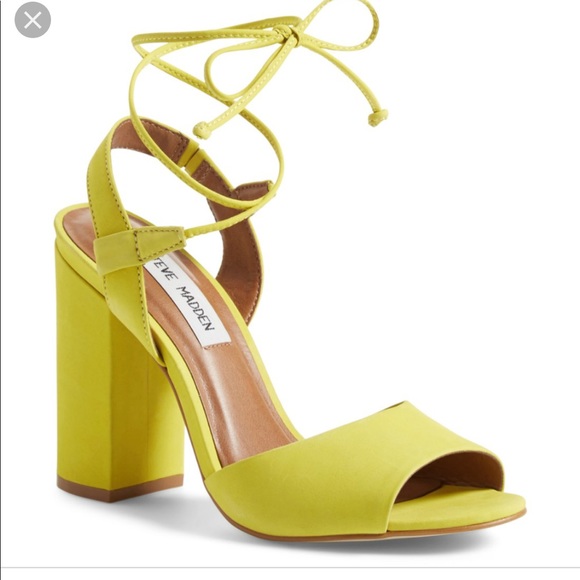 Steve Madden black block wrap heel - Picture 6 of 7